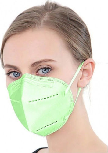 Famex Particle Filtering Half Mask FFP2 NR Schutzmaske FFP2 Acid Green 1Stück