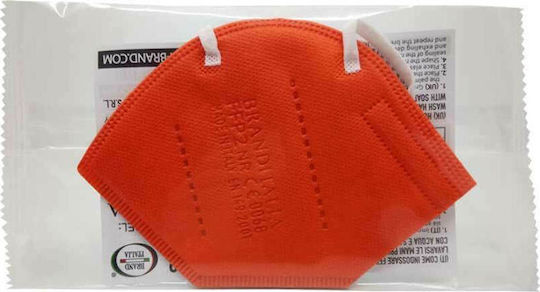 Brand Italia BR150-20 Protective Mask FFP2 Orange 1pcs