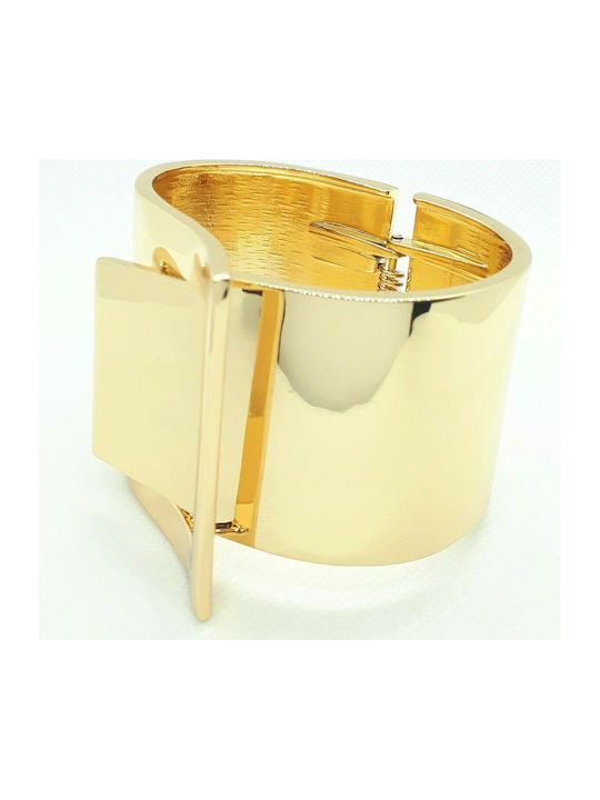 Women's Belt Bracelet, made of gold plated brass alloy