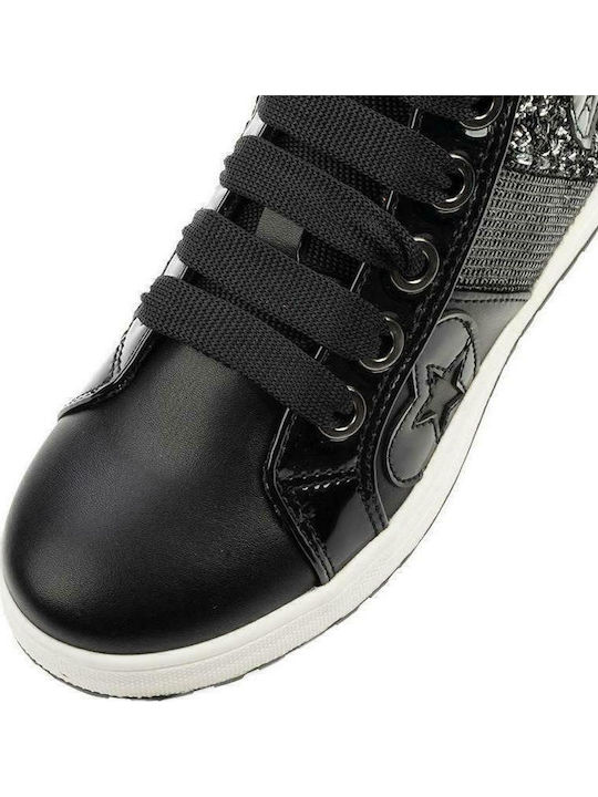 7555164 Παιδικά Sneakers High Μαύρα