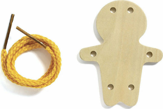 Djeco Lacing Toy Feltimix made of Wood for 24++ Months