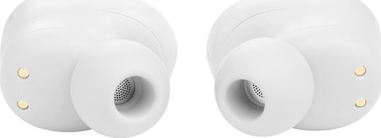 JBL Tune 130NC In-ear Bluetooth Handsfree Ακουστικά με Αντοχή στον Ιδρώτα και Θήκη Φόρτισης Λευκά