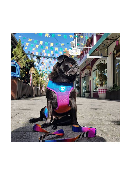 Zee-Dog Dog Harness Vest Adjustable Air Mesh Prisma Medium 395689