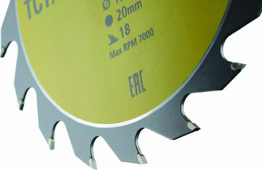Stanley Cutting Disc Wood Hole Diameter 150mm with 18 Teeth 1pcs