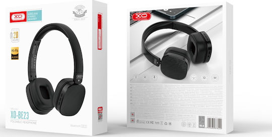 XO BE23 Fără fir Bluetooth On Ear Căști cu 20 ore de Funcționare Negre