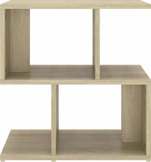 Wooden Bedside Tables Sonoma Oak 2 Pieces 50x30x51.5cm
