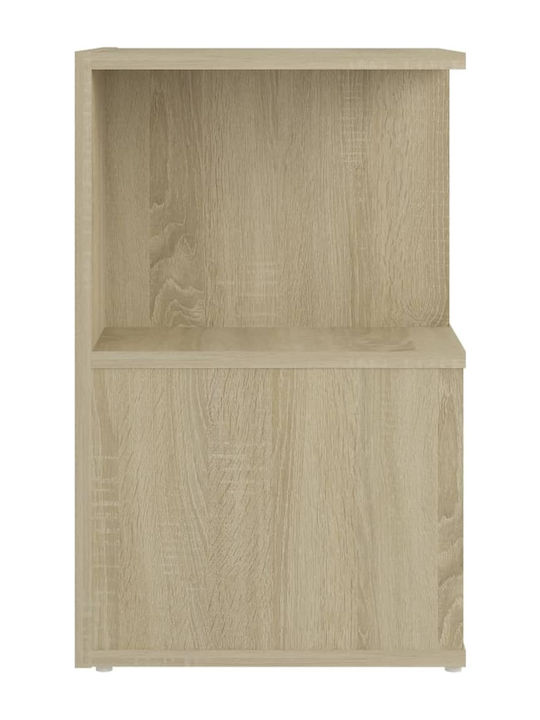 Wooden Bedside Table Sonoma Oak 35x35x55cm