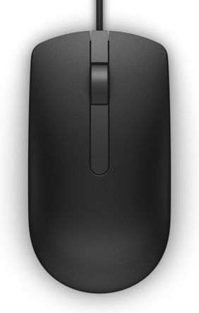 Dell MS116 Ενσύρματο Ποντίκι Μαύρο