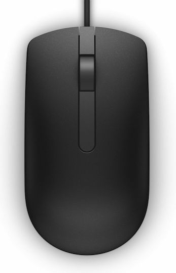 Dell MS116 Ενσύρματο Ποντίκι Μαύρο