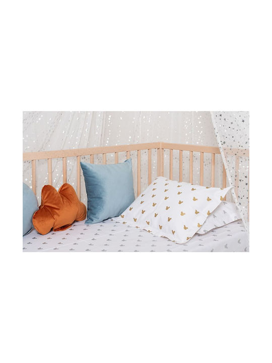 Joma Home Crib Decorative Pillow Velutto Light Blue 30x30cm
