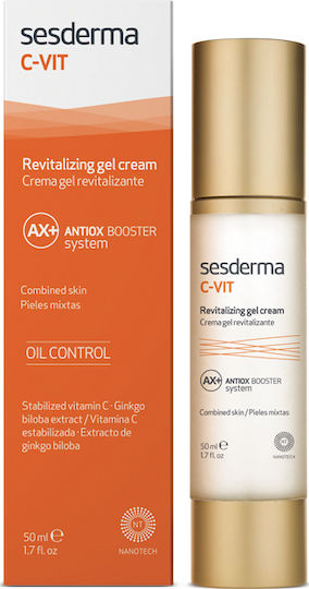 Sesderma SesVitamin C Ενυδατικό Gel Προσώπου Ημέρας με Βιταμίνη C 50ml