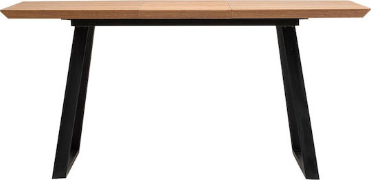 Alyson-Ex 160 Τραπεζαρίας Μαύρο 160x90x76εκ. Alyson-Ex 160 Τραπεζαρίας Μαύρο 160x90x76εκ.