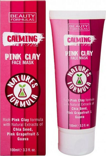 Beauty Formulas Μάσκα Ομορφιάς Προσώπου για Θρέψη Με Άργιλο 100ml