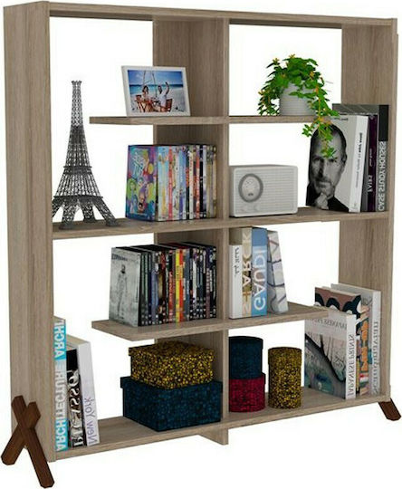 Bookcase Kipp Sonama in Walnut 113x28x115cm