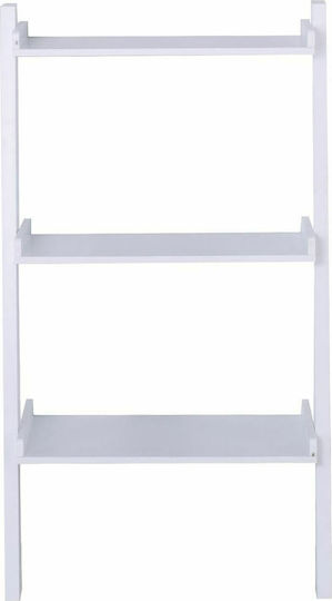 Βιβλιοθήκη Step Λευκή 56x33x101εκ. Ε748,3 Βιβλιοθήκη Step Λευκή 56x33x101εκ. Ε748,3