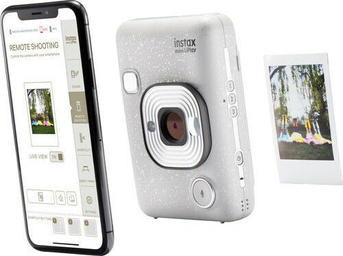 Fujifilm Instax Mini LiPlay Instant Φωτογραφική Μηχανή Stone White
