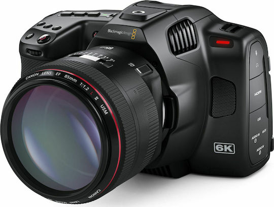 Blackmagic Design Βιντεοκάμερα Pocket Cinema 6K Pro 6K @ 50fps Αισθητήρας CMOS Αποθήκευση σε Κάρτα Μνήμης με Οθόνη Αφής 5" και HDMI