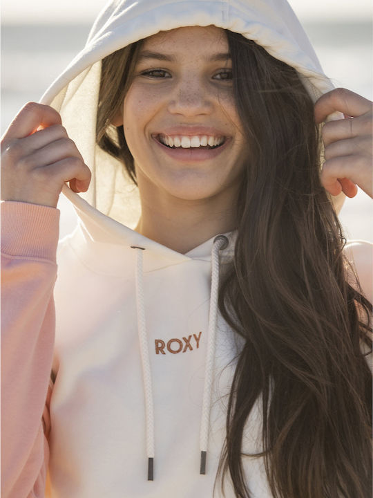Hitch A Ride Lang Damen Sweatshirt Kapuzen Pink/Orange