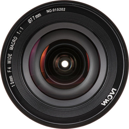 Laowa Full Frame Φωτογραφικός Φακός 15mm f/4 Wide Angle / Macro για Canon EF Mount Μαύρος