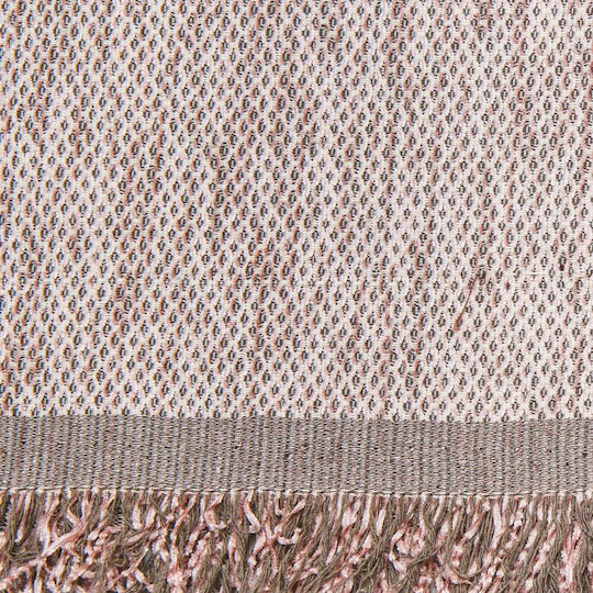 Borea 4 Season Four-Seater Sofa Throw Chenille 180x320cm Ecru