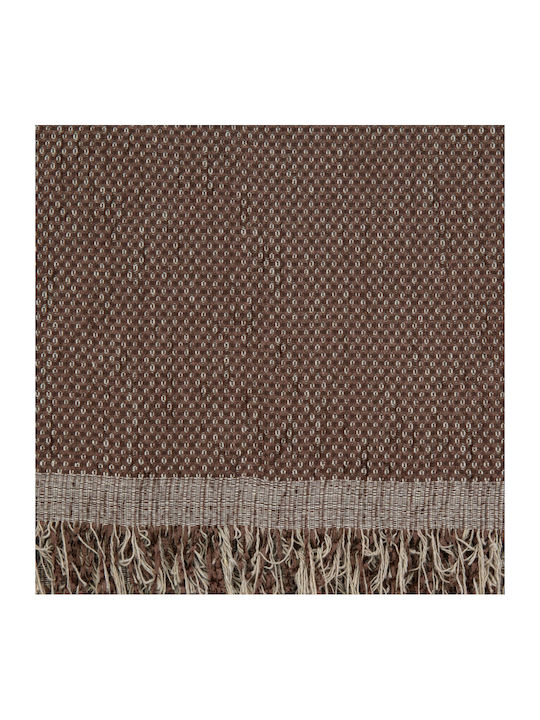 Borea 4 Season Throws & Couch Blankets Four-Seater Sofa Throw Chenille 180x320cm Ecru