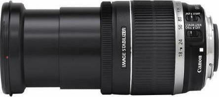 Canon Crop Φωτογραφικός Φακός 18-200mm F3.5-5.6 IS Standard Zoom για Canon EF-S Mount Black