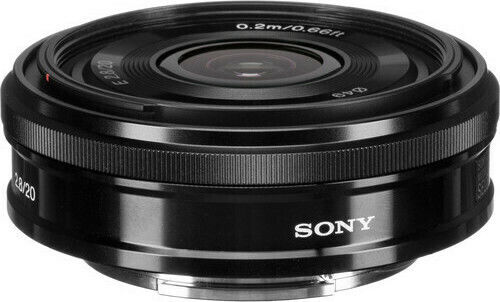 Sony Crop Kameraobjektiv 20mm f/2.8 Weitwinkel für Sony E Mount Black