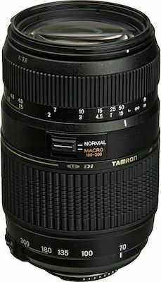 Tamron Full Frame Φωτογραφικός Φακός AF 70-300mm F4-5.6 Di LD Macro 1:2 Telephoto / Tele Zoom / Macro για Nikon F Mount Black