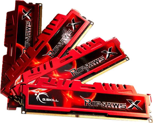 G.Skill RipjawsX DDR3 32GB RAM with 4x8GB Modules and Speed 1600 for Desktop