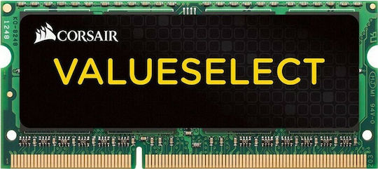 Corsair Value Select DDR3 με Module 1x4GB και Ταχύτητα 1600 για Laptop