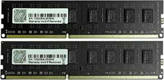 G.Skill Value DDR3 16GB RAM με 2x8GB Modules και Ταχύτητα 1600 για Desktop