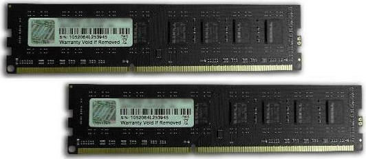 G.Skill 8GB DDR3 RAM mit 2 Modulen (2x4GB) und Geschwindigkeit 1600 für Schreibtisch