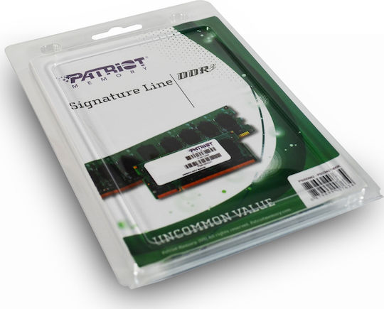 Patriot DDR3 με Module 1x8GB και Ταχύτητα 1600 για Laptop