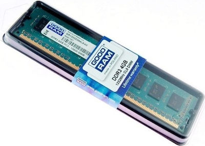 GoodRAM 4GB DDR3 RAM με Ταχύτητα 1333 για Desktop