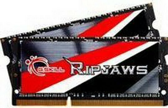 Ripjaws 8GB DDR3 RAM with 2 Modules (2x4GB) and 1600 Speed for Laptop (F3-1600C9D-8GRSL)