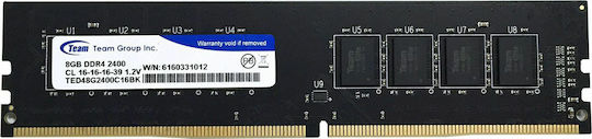 TeamGroup Elite DDR4 με Module 1x8GB και Ταχύτητα 2400 για Desktop