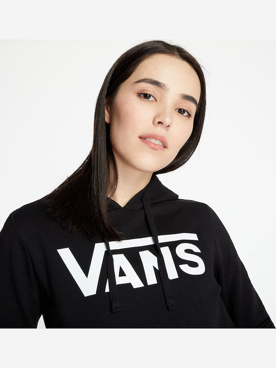 Classic V Women's Sweatshirt Hooded Black