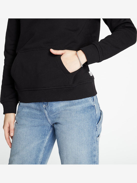 Classic V Women's Sweatshirt Hooded Black