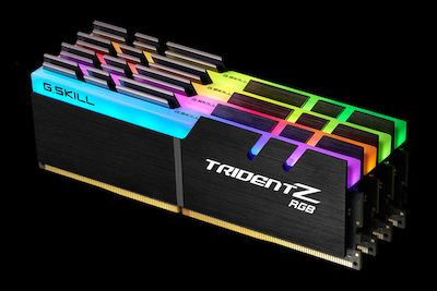 G.Skill Trident Z RGB 32GB DDR4 RAM με 4 Modules (4x8GB) και Ταχύτητα 3200 για Desktop