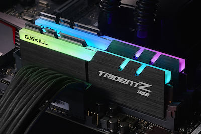 G.Skill Trident Z RGB 16GB DDR4 RAM cu 2 module (2x8GB) și Viteză 4133 pentru Desktop