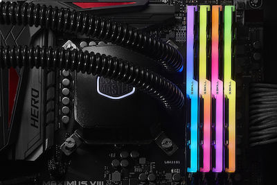 G.Skill Trident Z RGB 32GB DDR4 RAM με 4 Modules (4x8GB) και Ταχύτητα 3600 για Desktop