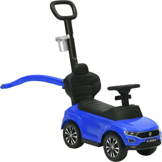 vidaXL Volkswagen T Roc Αυτοκινητάκι Ride On με Χειρολαβή για 12+ μηνών Μπλε
