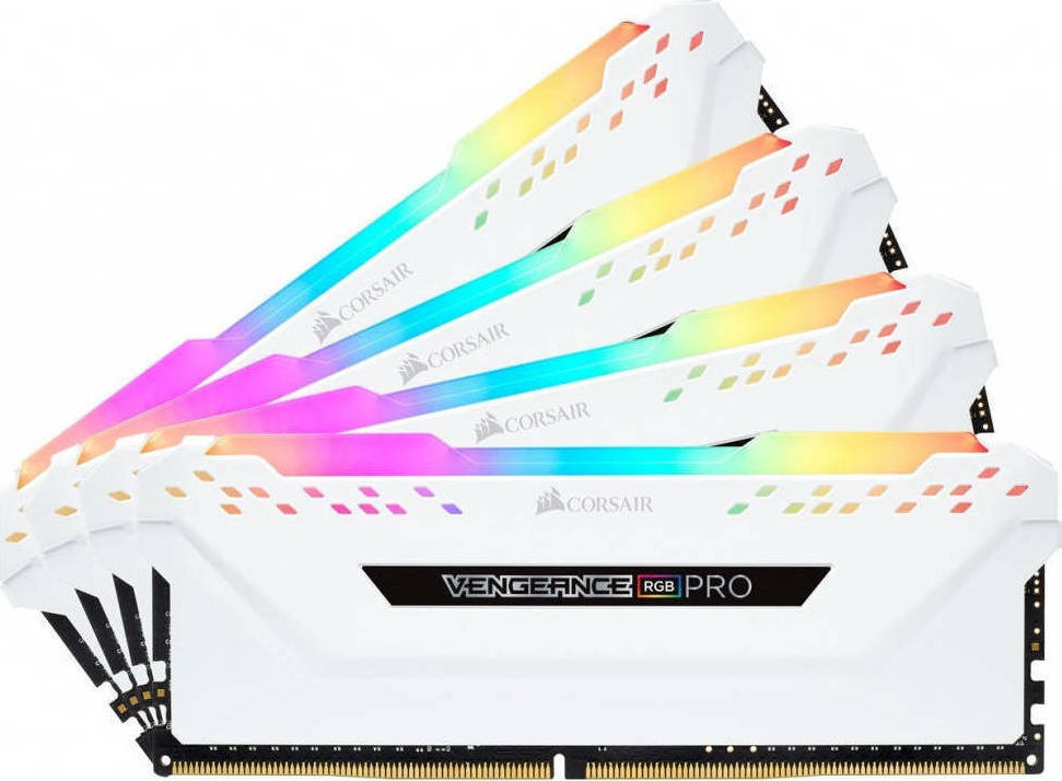 Corsair Vengeance RGB Pro 32GB DDR4 RAM cu 4 module (4x8GB) și