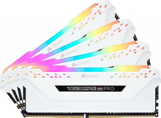 Corsair Vengeance RGB Pro 32GB DDR4 RAM cu 4 module (4x8GB) și