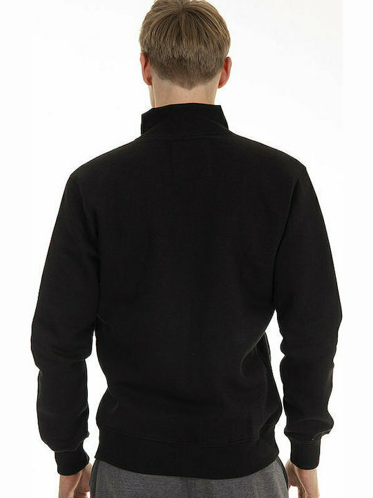 Magnetic North Herren Sweatshirt Jacke mit Taschen Schwarz