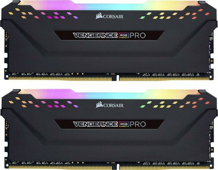 Corsair Vengeance RGB Pro 32GB DDR4 RAM cu 2 module (2x16GB) și