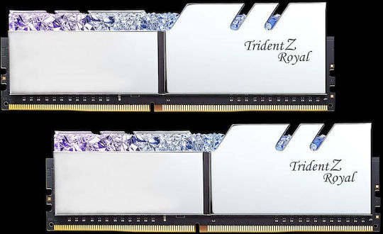 G.Skill Trident Z Royal DDR4 16GB Memorii RAM Cu 2x8GB Module Și Frecvență 3600 Pentru Desktop
