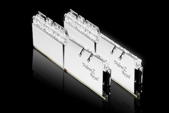 G.Skill Trident Z Royal 16GB DDR4 RAM mit 2 Modulen (2x8GB) und Geschwindigkeit 3000 für Schreibtisch