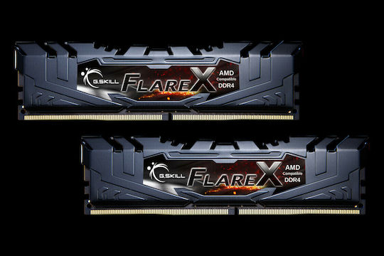 G.Skill Flare X (for AMD) 16GB DDR4 RAM cu 2 module (2x8GB) și