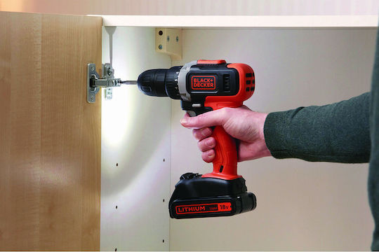 Black & Decker BCD002C1 Двигател За Бормашина На Батерия 18V 1x1.5Ah